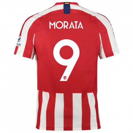 Billiga Fotbollströjor Atlético Madrid Morata 9 Hjemma tröja 2019/20 Kortärmad